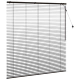 Tenda Veneziana Marrone Scuro 160 x 160 cm 35 mm