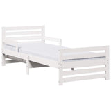 Struttura del letto Bianco 80 x 200 cm Pino massello