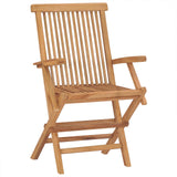 Set da Pranzo per Giardino 3 pcs Marrone