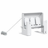 Bersaglio da biathlon abbattibile a 3 fori con corda di ripristino