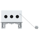 Bersaglio da biathlon abbattibile a 3 fori con corda di ripristino