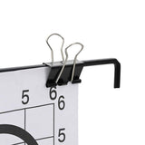 Supporto per bersaglio Nero e Bianco 82,5 x 51 x 150 cm Metallo