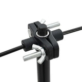 Supporto per bersaglio Nero e Bianco 82,5 x 51 x 150 cm Metallo
