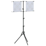 Supporto per bersaglio Nero e Bianco 82,5 x 51 x 150 cm Metallo