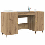 Scrivania rovere artigianale 140 x 50 x 75 cm Legno truciolato