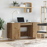 Scrivania rovere artigianale 140 x 50 x 75 cm Legno truciolato