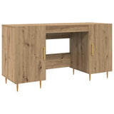 Scrivania rovere artigianale 140 x 50 x 75 cm Legno truciolato