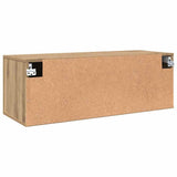 Armadietto a muro rovere artigianale 100 x 36.5 x 35 cm