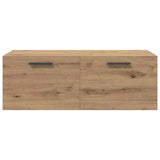 Armadietto a muro rovere artigianale 100 x 36.5 x 35 cm