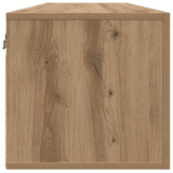 Armadietto a muro rovere artigianale 100 x 36.5 x 35 cm