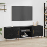 Mobile TV Rovere nero 150 x 30 x 50 cm Legno truciolato