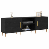 Mobile TV Rovere nero 150 x 30 x 50 cm Legno truciolato