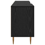 Mobile TV Rovere nero 150 x 30 x 50 cm Legno truciolato