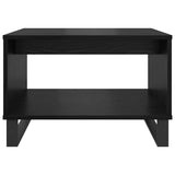 Tavolino da salotto Rovere nero 60 x 50 x 40 cm
