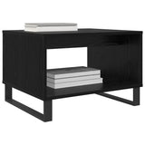 Tavolino da salotto Rovere nero 60 x 50 x 40 cm