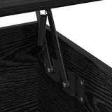 Tavolino da salotto Rovere nero 90 x 44.5 x 45 cm