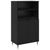 Credenza Nero 60 x 36 x 110 cm Legno truciolato