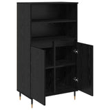 Credenza Nero 60 x 36 x 110 cm Legno truciolato