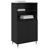 Credenza Nero 60 x 36 x 110 cm Legno truciolato