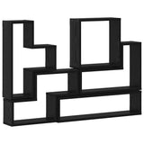 Scaffale da parete A parete Rovere Nero 96 x 12 x 64 cm
