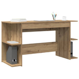 Scrivania rovere artigianale 140 x 50 x 75 cm Legno truciolato