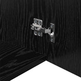Armadietto a muro Rovere nero 50 x 42.5 x 40 cm