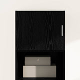 Armadietto a muro Rovere nero 50 x 42.5 x 40 cm