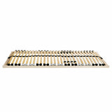 Base a doghe Marrone 70 x 190 cm Legno massello di faggio
