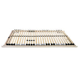 Base a doghe Marrone 70 x 190 cm Legno massello di faggio