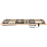 Base a doghe Marrone 80 x 190 cm Legno massello di faggio