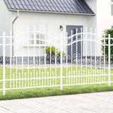 Recinzione per Giardino KAMPEN 240 x 166 cm Mesh Bianco