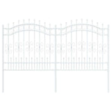 Recinzione per Giardino KAMPEN 240 x 166 cm Mesh Bianco