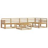 Set di divani da esterno 6 pcs Bianco 79 x 79 x 37 cm