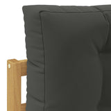Set di divani da esterno Bianco 357 x 198,5 x 73 cm Poliestere