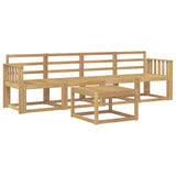 Set di divani da esterno 5 pcs Bianco 59 x 59 x 37 cm