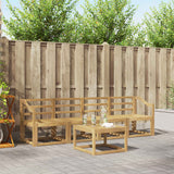 Set di divani da esterno 5 pcs Bianco 59 x 59 x 37 cm
