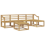 Set di divani da esterno 6 pcs Bianco 59 x 59 x 37 cm