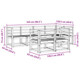 Set di divani da esterno 7 pcs