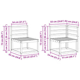Set di divani da esterno 7 pcs