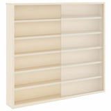 Vetrina a muro Beige 60 x 8,5 x 54 cm Legno compensato