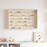 Vetrina a muro Beige 80 x 8,5 x 54 cm Legno compensato