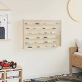 Vetrina a muro Beige 80 x 8,5 x 54 cm Legno compensato