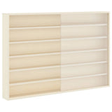 Vetrina a muro Beige 80 x 8,5 x 54 cm Legno compensato