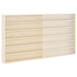 Vetrina a muro Beige 100 x 8,5 x 54 cm Legno compensato