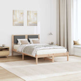 Struttura del letto Grigio scuro 120 x 190 cm Pino massello