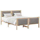 Struttura del letto con testiera Talpa 135 x 190 cm Tessuto