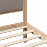 Struttura del letto con testiera Talpa 100 x 200 cm Tessuto