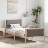 Struttura del letto con testiera Talpa 100 x 200 cm Tessuto
