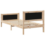Struttura del letto con testiera Talpa 100 x 200 cm Tessuto