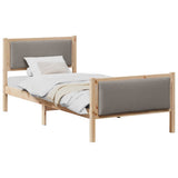 Struttura del letto con testiera Talpa 100 x 200 cm Tessuto
